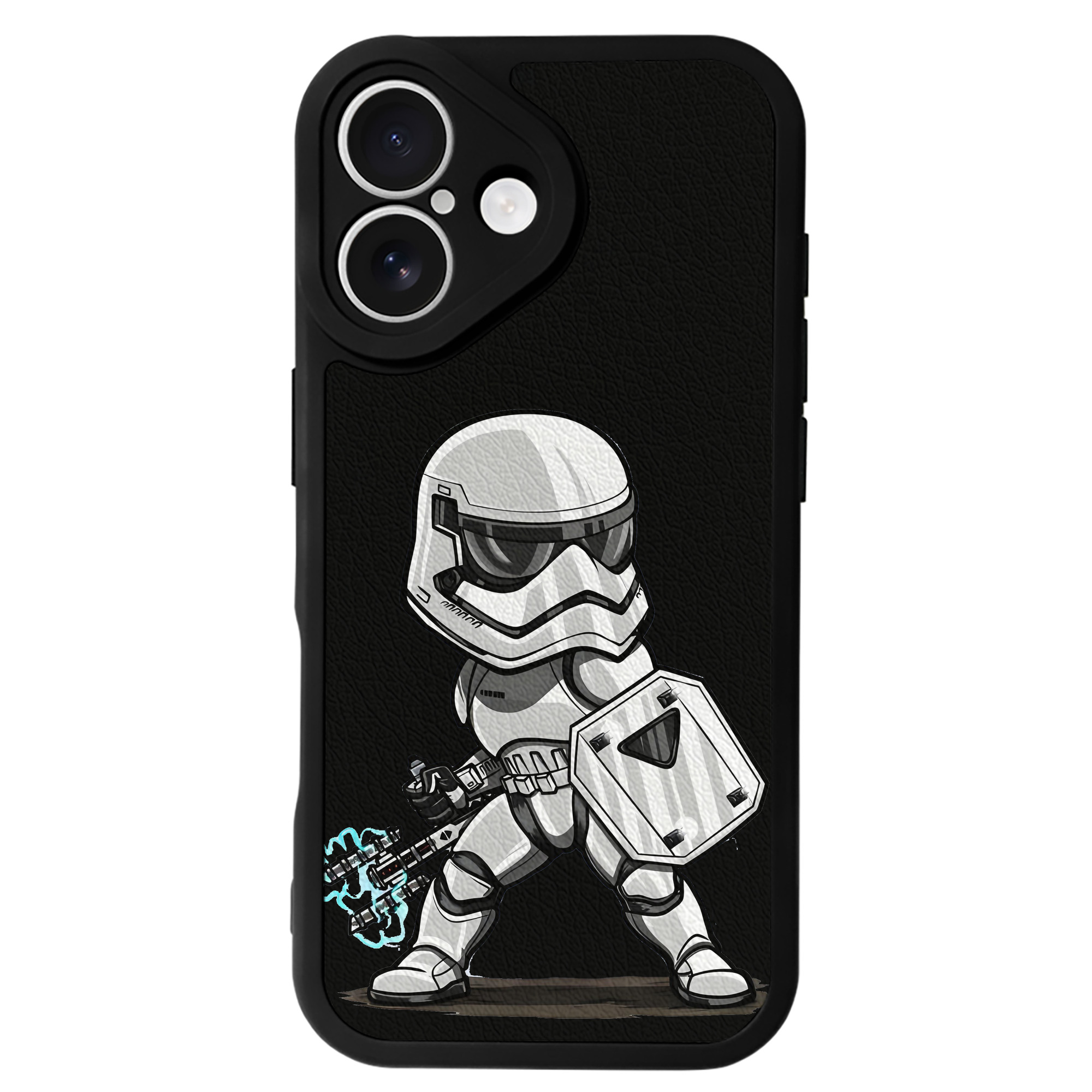（画像用） スター・ウォーズ Star Wars 【iPhone 16シリーズ対応】シリコンスマホケース（レザー調） 材質：シリコン